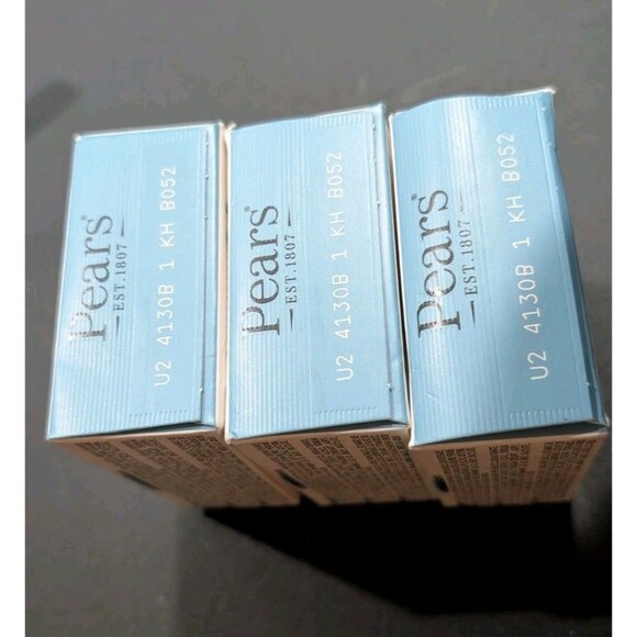 Pears Transparent Soap with Mint Extract 3 Pack Pure & Gentle Bar Soap 4.4oz - Picture 4 of 4